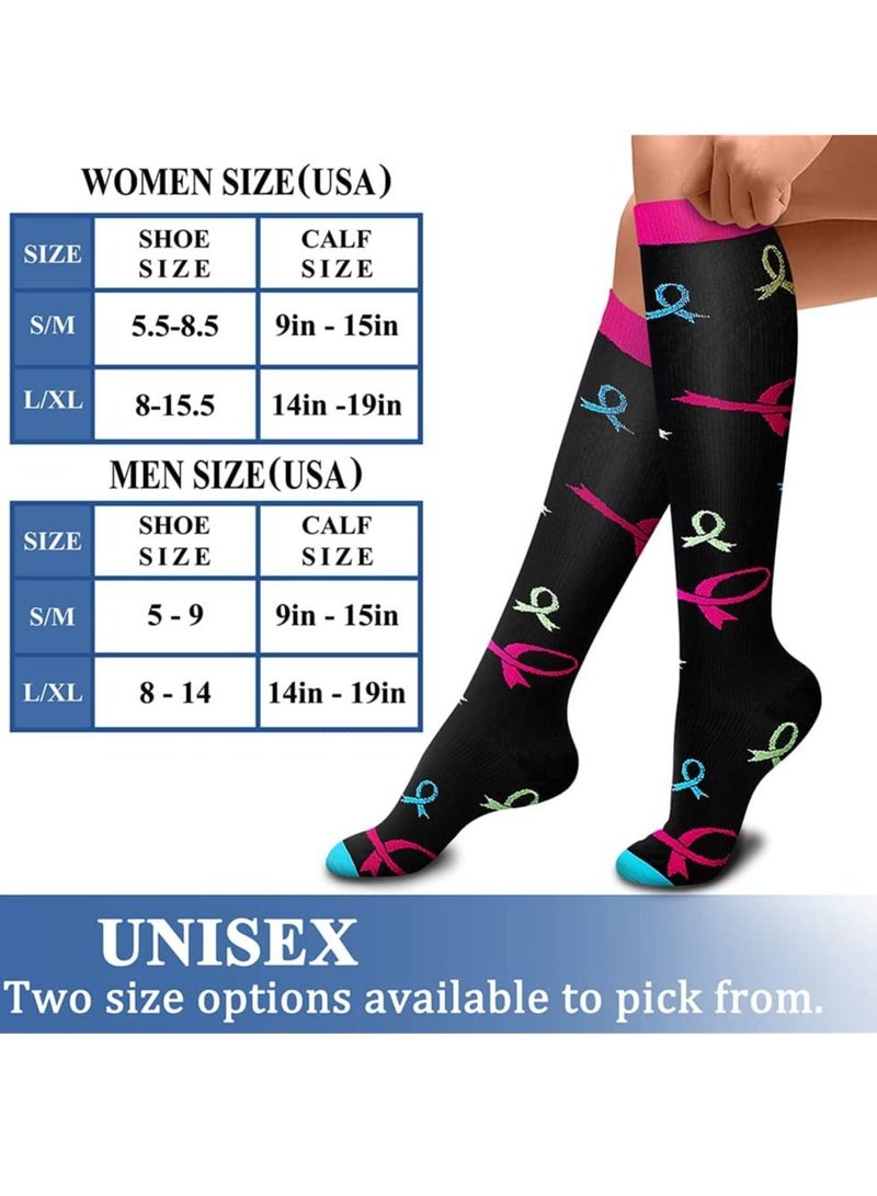 KASTWAVE Compression Socks for Women Men Circulation 15-20 mmHg Best Support for Athletic Running Cycling Nurses Travel (8 Pairs) - Image 5