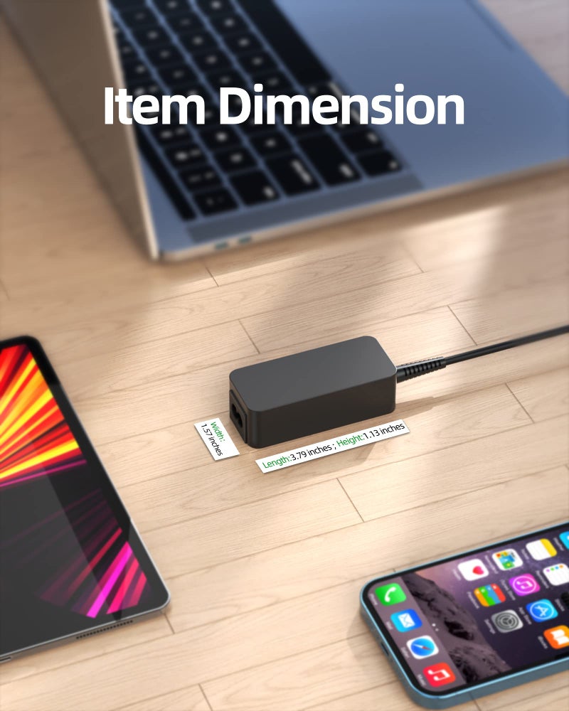 Superer شاحن تيار متردد معتمد UL بجهد 19 فولت مناسب لشاشة LG LED LCD بحجم 32 بوصة 32MA70HY-P 32MA68HY-P 32MP58HQ-W 32ML600M-B 32MP58HQ-P 32QK500-W 32GK650F-B 32LH570B - Image 5