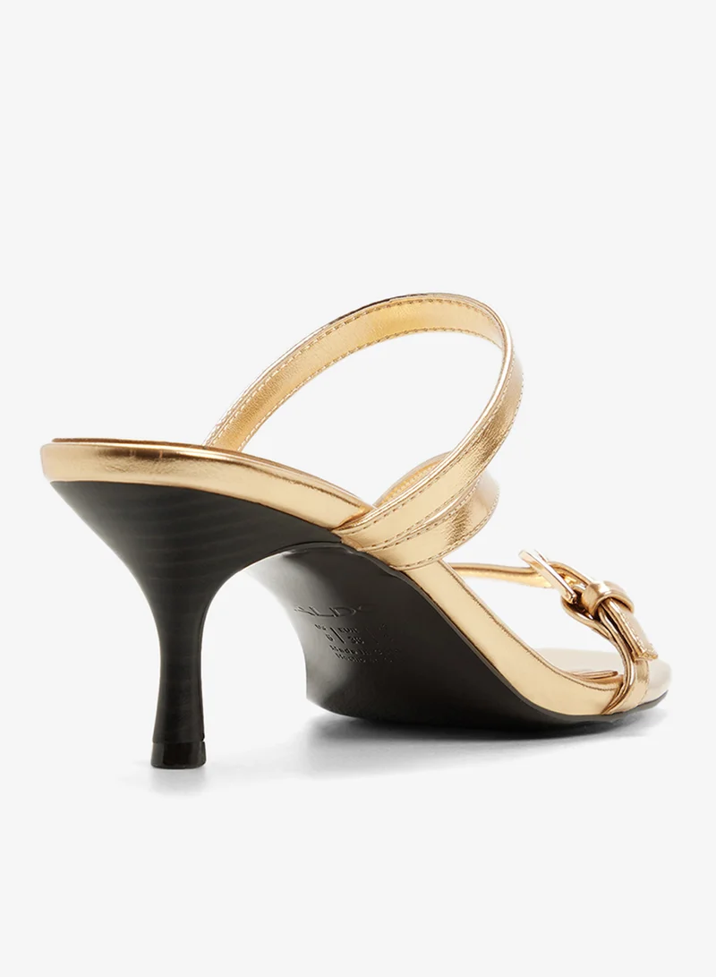 Aldo GOLD Cityverse Heeled Sandals for Women | Best Price UAE
