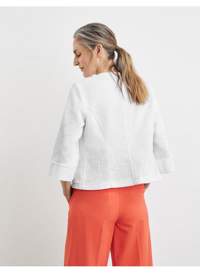 GERRY WEBER Blazer jacket with fringed edges  - Image 1