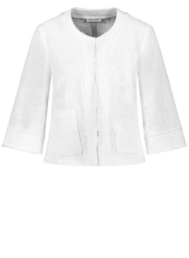 GERRY WEBER Blazer jacket with fringed edges  - Image 4