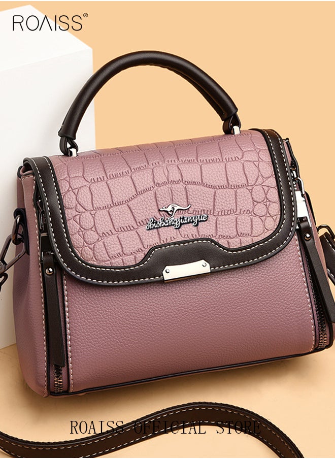 Crocodile Pattern Shoulder Crossbody Bag Fashion Elegant Exquisite Multi-pocket Charm High-Quality Texture Fabric Handbag for Women/Mother/Girl Friend Gift Black - pzsku/Z45A28BDB2F4591929494Z/45/_/1698058940/744872a6-626b-4e72-bbe7-ea1cf9c97ba9