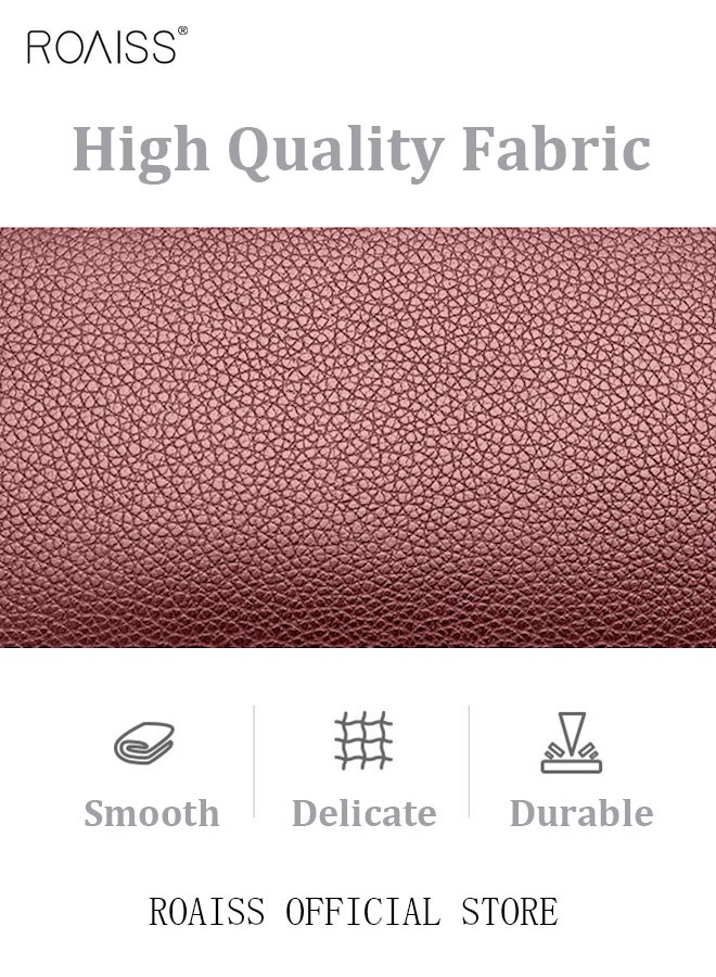 حقيبة كتف متقاطعة بنمط تمساح أنيقة وعصرية متعددة الجيوب مصنوعة من نسيج عالي الجودة مع مقبض مريح كهدية للنساء/الأم/الصديقات باللون الأرجواني