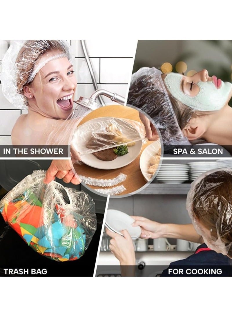 Disposable Shower Cap 30pcs Clear Travel Shower Caps are ready to meet your needs for every occasion with their modern and practical design perfect for comfort and efficient performance - Image 4