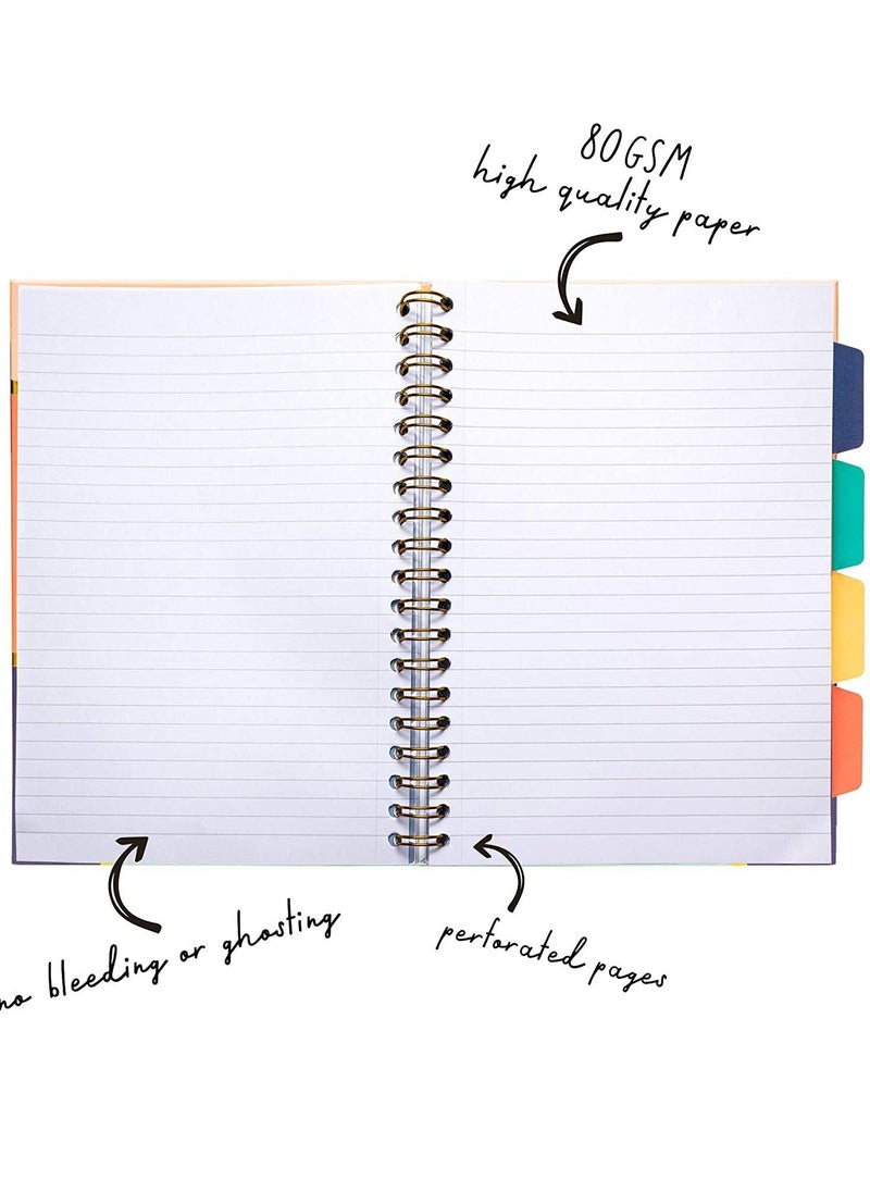 Pukka Pad دفتر مشروع بحجم B5 مع أربعة أقسام  - Image 2
