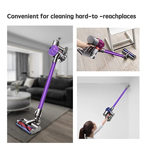 Vacuyahu Replacement Wand Extension Tube for Dyson V6 /DC62/DC74 Models,Quick Release Wand Accessories Compatible with Dyson Cordless Stick Vacuum Cleaner of DC58/DC59/DC61/V6 Series (Purple) - Image 5