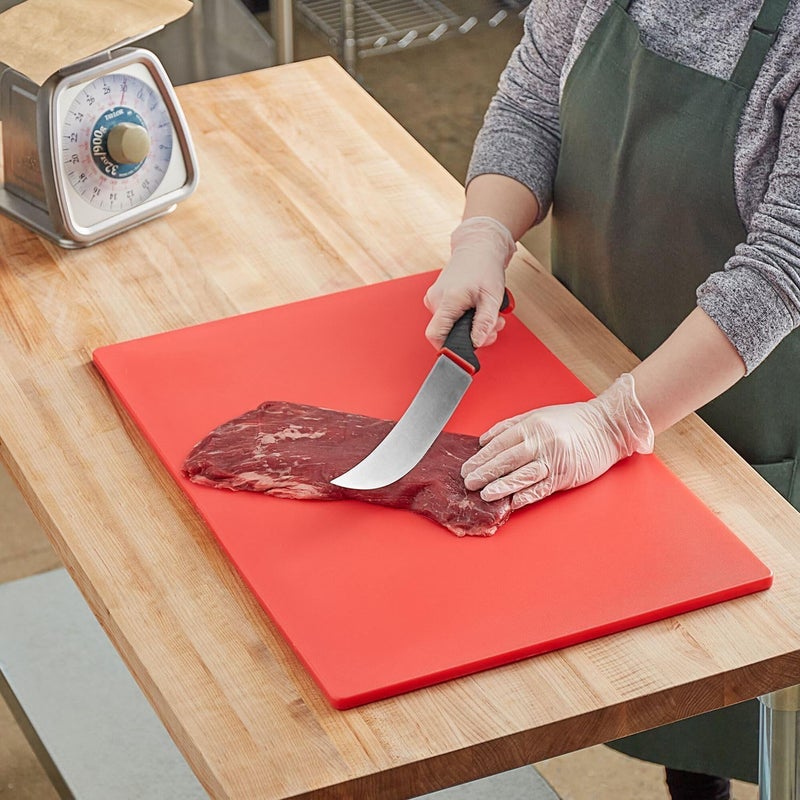 Chef Inox Gulf mainstream practical design Professional Heavy Duty High-Density Polyethylene Cutting Board - 60 x 40 x 2cm Red Modern versatile shape - Image 4