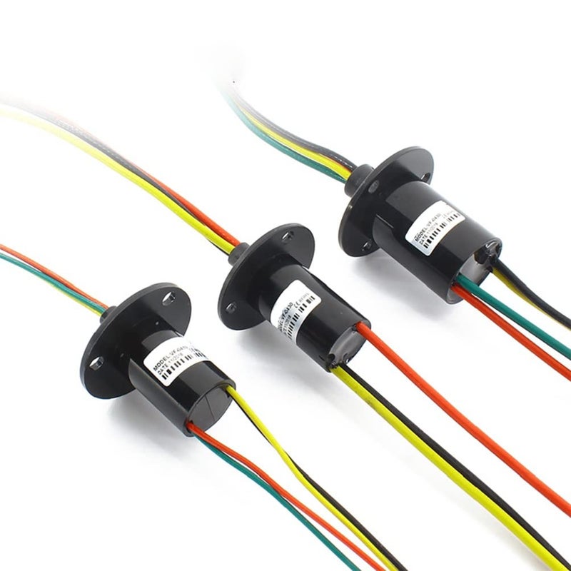 QL-LINRUN Slip Ring Electrical Slip Ring Motor Slip Ring Rotating Connector Slip Ring Electrical Connector Slip Ring Connector 3 Wires 10A Diameter 22mm - Image 2