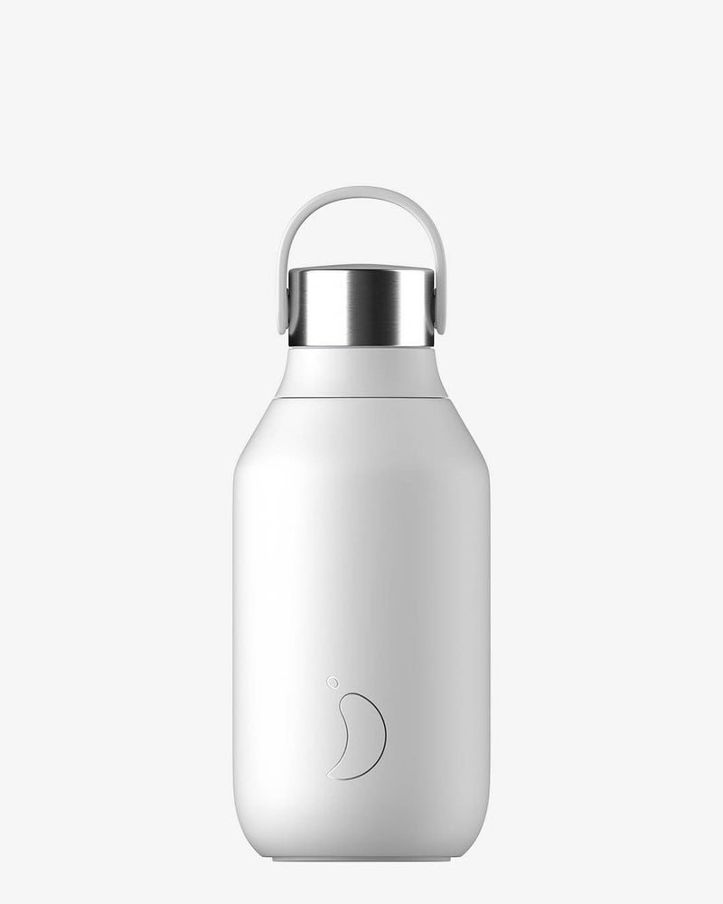 Chilly's | Water Bottle | Series 2 | Core | 350ml | Artic white - Image 1