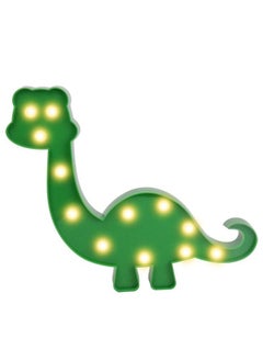Dinosaur Marquee LED Night Light Green 31.5cm