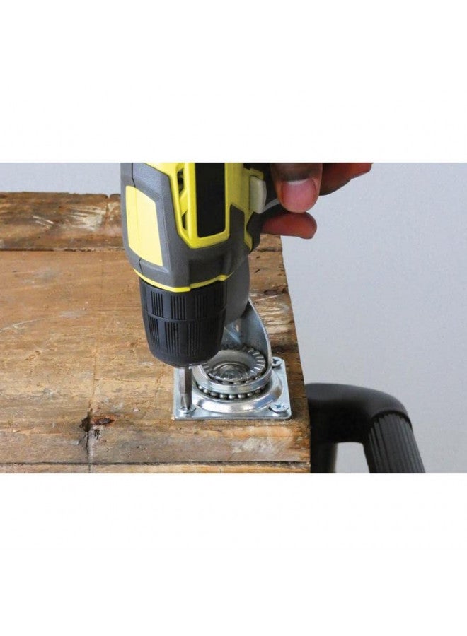 Shepherd Hardware 9174 2-Inch Cast Iron Swivel Plate Caster, 125-lb Load Capacity,Silver - Image 4