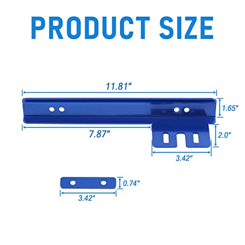 JDMSPEED حامل لوحة ترخيص أمامي عالمي باللون الأزرق من JDMSPEED - Image 5