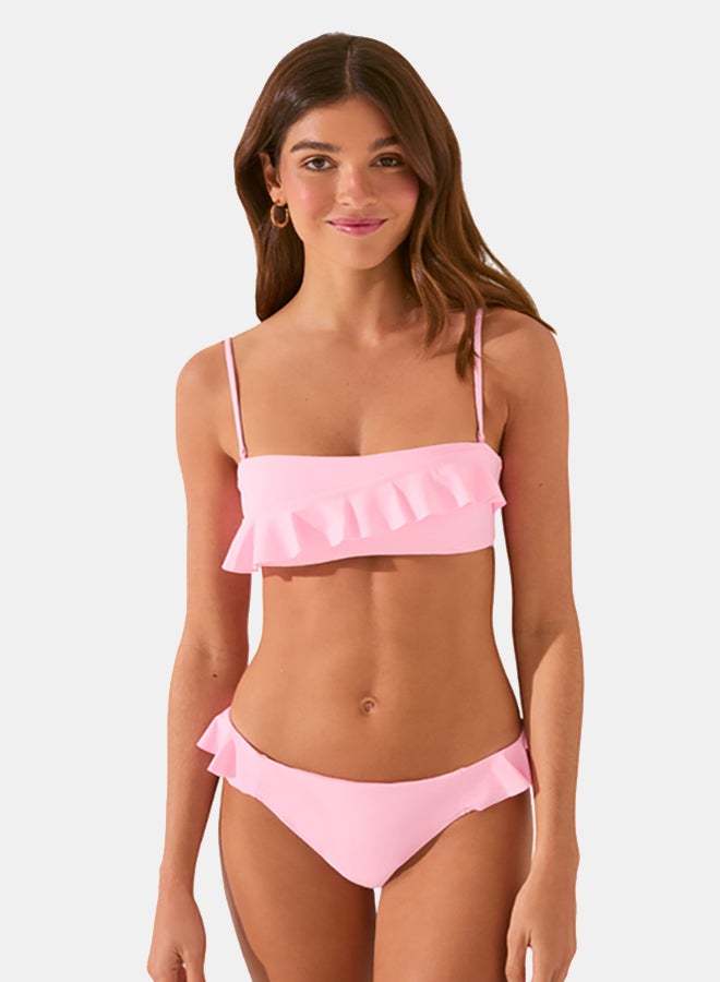 women'secret Classic Bikini Panty With Ruffle  - Image 1