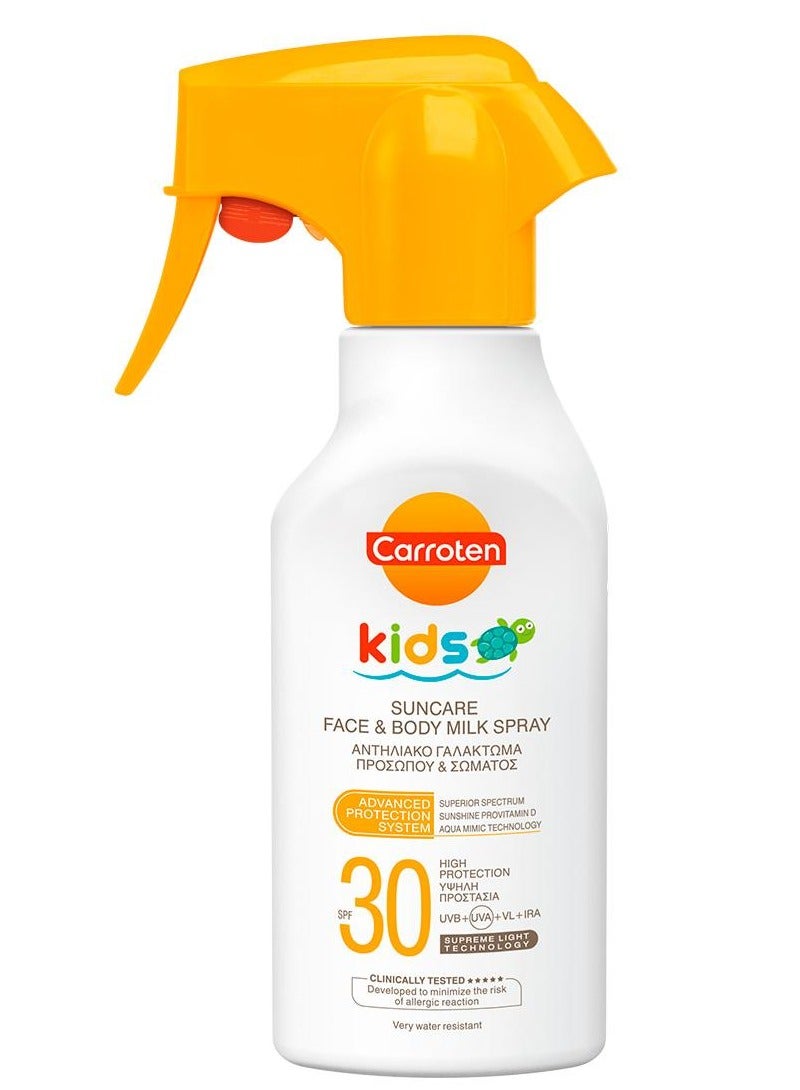 Carroten Family Suncare Face & Body Milk Spray SPF30 270ml