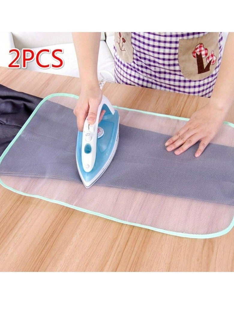 2pcs High Temperature Ironing Cloth - Protects Clothing and Board, Insulation Pad for Safe Ironing - Home Accessory(Random Color)  - Image 1