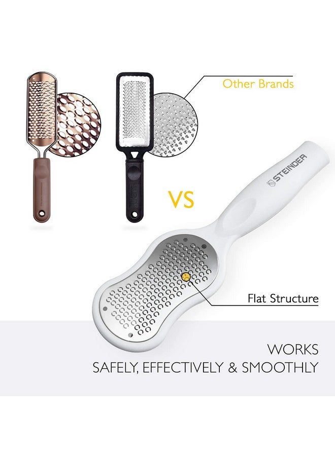 Foot Rasp File Callus Remover, Professional Foot File For Safe Exfoliation & For Use On Wet Or Dry Skin, Precision Micro Cutters Ensures Comfort & Safety - White - pzsku/Z45A3A00352E3603726E1Z/45/_/1730799069/0956d8d8-5c09-4334-aebe-d22e86fca517