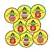 weRevel Shuba Labh Diwali Stickers with Decorative Kalash 40 Pieces 2 inches Round 4 Unique Designs Made of Sticker Paper - Image 2