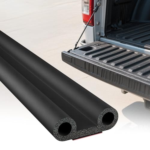 Nayotaa Tonneau Cover Seal Strip - 24.9Ft Truck Tailgate Seal Kit, Adhesive Rubber Weather Stripping for Pickups Tailgate, Camper Shell, Tonneau Cover, Truck Topper ＆ Cap - Image 1