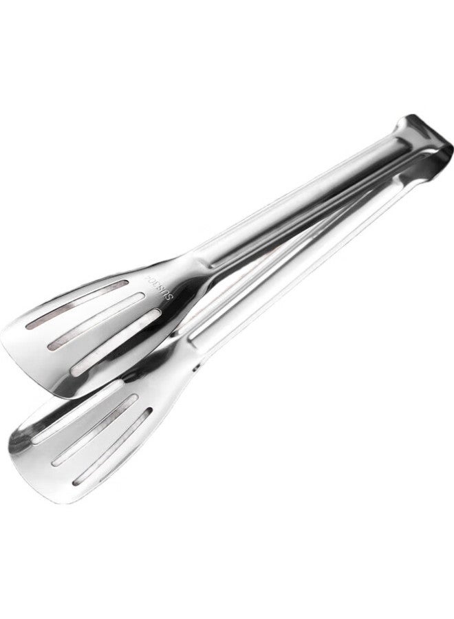 Suncojia 304 Stainless Steel Steak Tongs, Multifunctional Food Tongs, Barbecue Tongs, Kitchen Bread Food Tongs, Baking Tools - Image 1