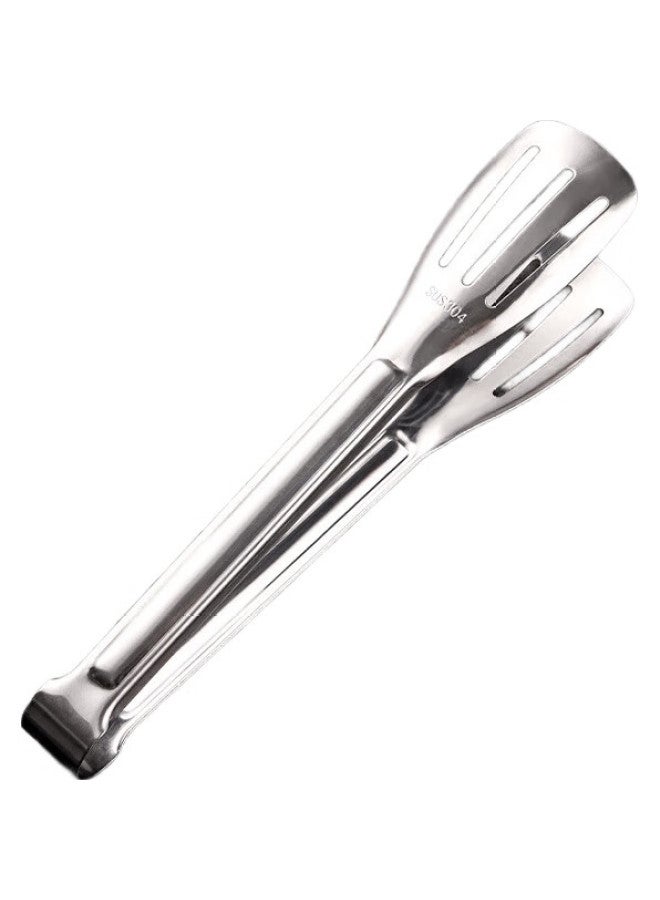 Suncojia 304 Stainless Steel Steak Tongs, Multifunctional Food Tongs, Barbecue Tongs, Kitchen Bread Food Tongs, Baking Tools - Image 3