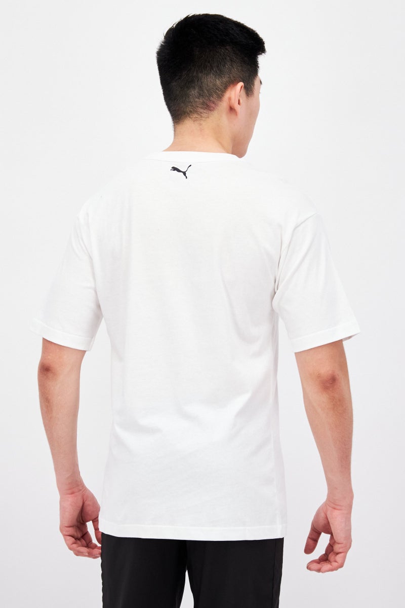 Puma x BMW Motorsport Men Sportswear Fit Outdoor Short Sleeve T-Shirt, White - Image 4