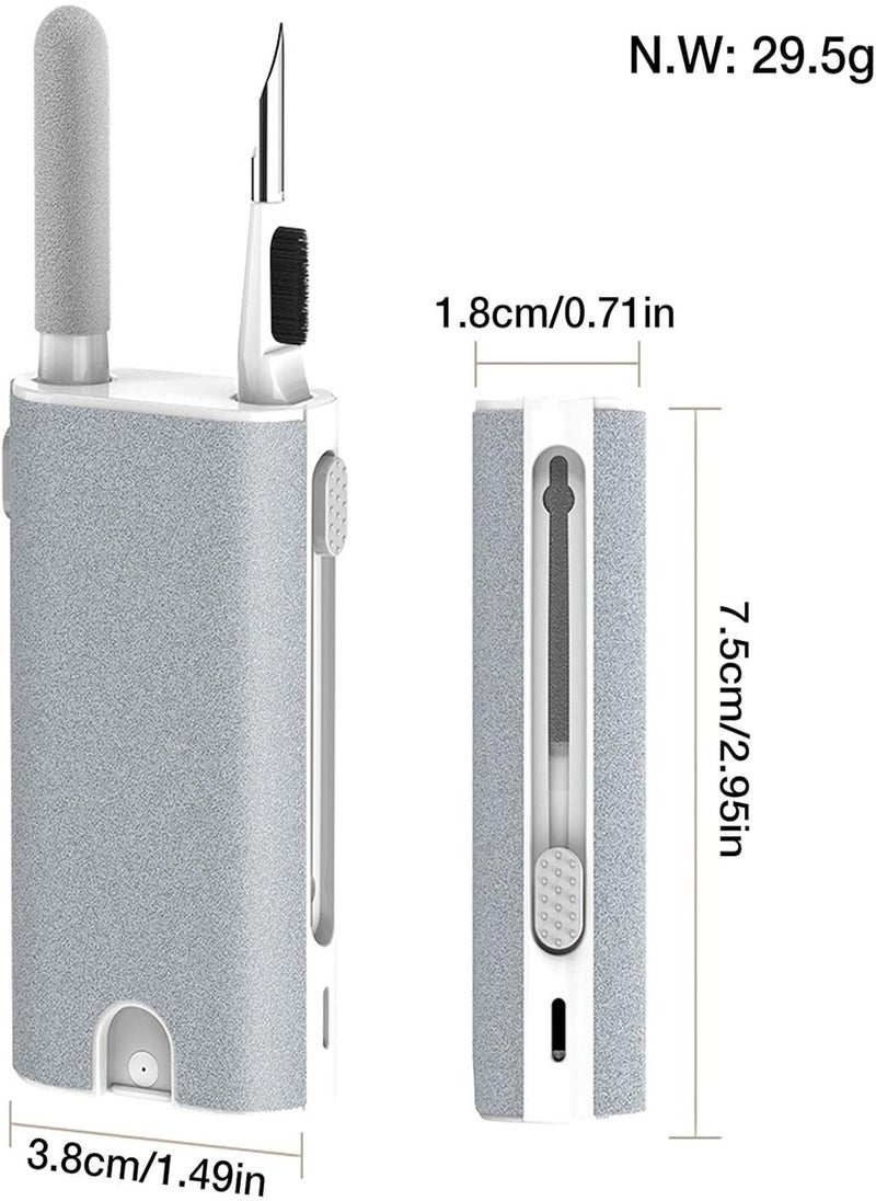 GGOOT - Headphone Cleaning Pen, 3 In 1 Multi-Function Cleaner Kit Soft Brush For Phone, Air Pod Cleaner Kit With Soft Brush And Touchscreen Cleaner For Charging Box Accessories, Pc, Camera And Mobile - Image 1