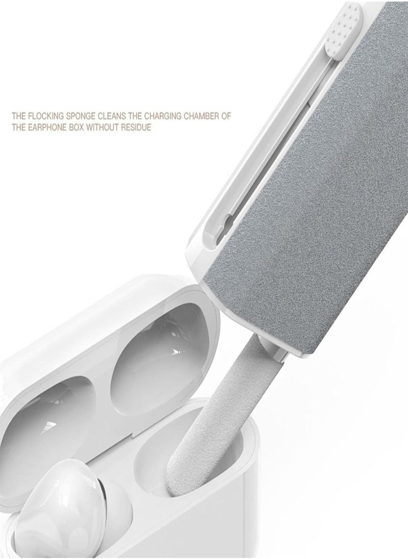 GGOOT - Headphone Cleaning Pen, 3 In 1 Multi-Function Cleaner Kit Soft Brush For Phone, Air Pod Cleaner Kit With Soft Brush And Touchscreen Cleaner For Charging Box Accessories, Pc, Camera And Mobile - Image 1