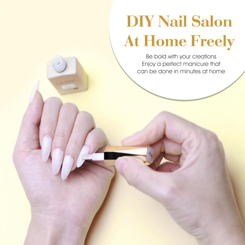 CANNI Milky White Gel Nail Polish - 1Pcs Translucent Jelly Gel Polish Neutral Color Soak Off LED Nail Manicure Salon DIY - Image 3