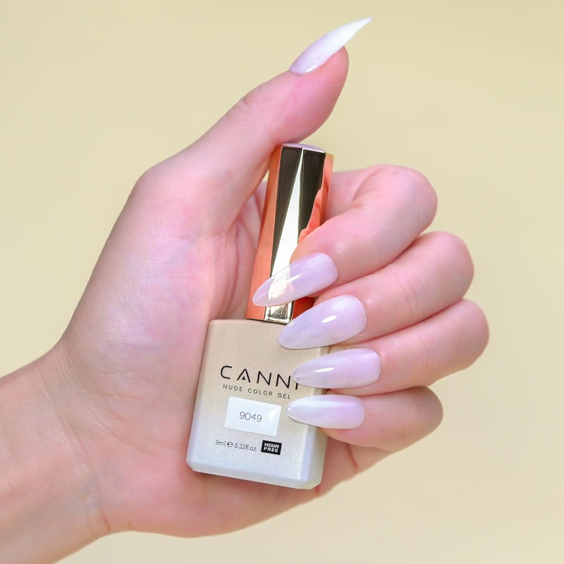 CANNI Milky White Gel Nail Polish - 1Pcs Translucent Jelly Gel Polish Neutral Color Soak Off LED Nail Manicure Salon DIY - Image 5