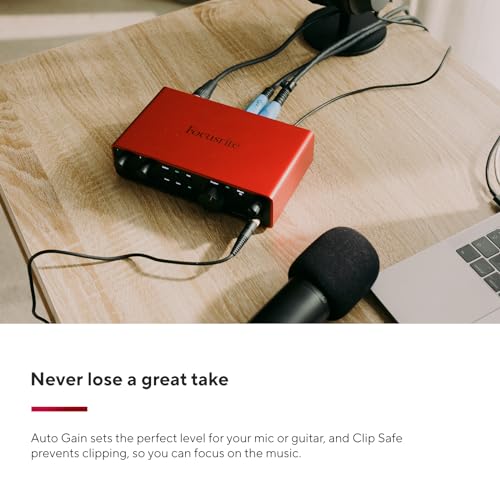 Focusrite Scarlett 2i2 4th Gen USB Audio Interface for Recording, Songwriting, Streaming and Podcasting — High-Fidelity, Studio Quality Recording, and All the Software You Need to Record - Image 5