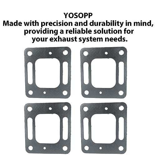YOSOPP Exhaust Gaskets for Mercury Mercruiser V6 V8 Bravo Engines - Manifold, Restricted Elbow, Risers - 27-41813, 27-860233, 27-863724 - Image 5