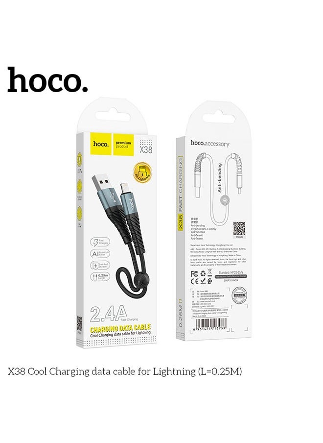 X38 Cool Charging data cable for iP(L=0.25M)