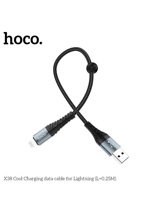 X38 Cool Charging data cable for iP(L=0.25M)