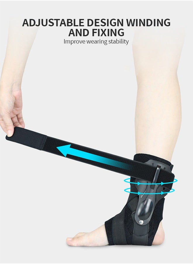 GROIC Ankle Brace, Ankle Stabilization Support, Ankle Sprain Prevention Ankle Protector, Ankle Injury Recovery Wrap, Lace Up Ankle Support for Running, Basketball, Volleyball (L)  - Image 3