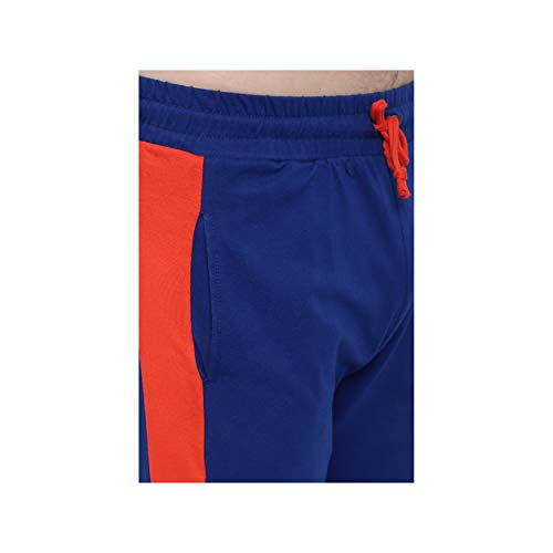 FASHA Men Regular Fit Mid Rise Cotton Track Pant | Casual Wear Trousers Pack of 2, Multicolor, 34 - Image 2