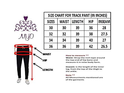 FASHA Men Regular Fit Mid Rise Cotton Track Pant | Casual Wear Trousers Pack of 2, Multicolor, 34 - Image 5