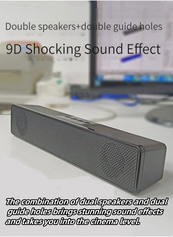 New desktop computer speaker Bluetooth speaker bass Bluetooth/wired dual-mode audio multimedia Bluetooth audio