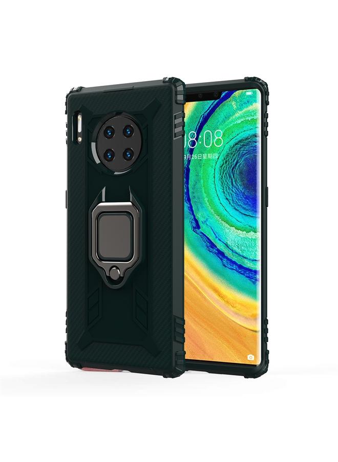 Zaboon Case For Huawei Mate 30 Pro Carbon Fiber Protective Case with 360 Degree Rotating Ring Holder - Image 1