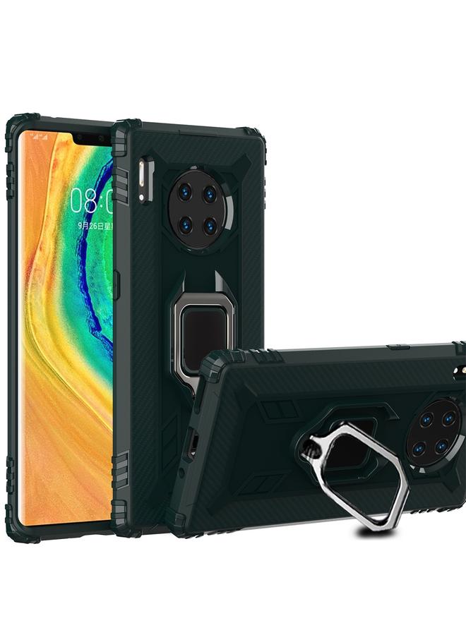 Zaboon Case For Huawei Mate 30 Pro Carbon Fiber Protective Case with 360 Degree Rotating Ring Holder - Image 2
