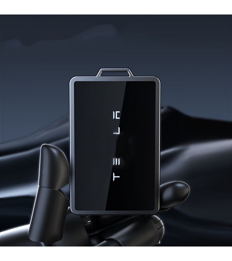 Slim Transparent Key Case TPU Soft Shell For Tesla Model 3 Y X S With Key Lanyard - Image 1