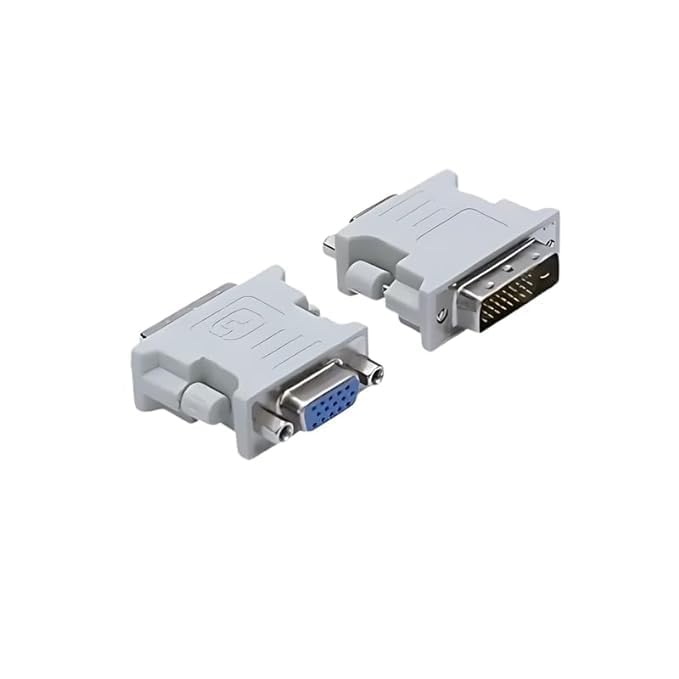 RyzCare DVI to VGA Adapter, DVI-I 24+1 to VGA Male to Female Converter Connector for Laptop Computer PC Host Display Screen Monitor and Projector/DVI Male to 15 Pin VGA Female (Pack of 1) - Image 4