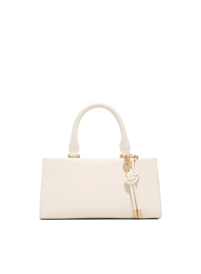 Rawane Ladies Beige Satchel Bag