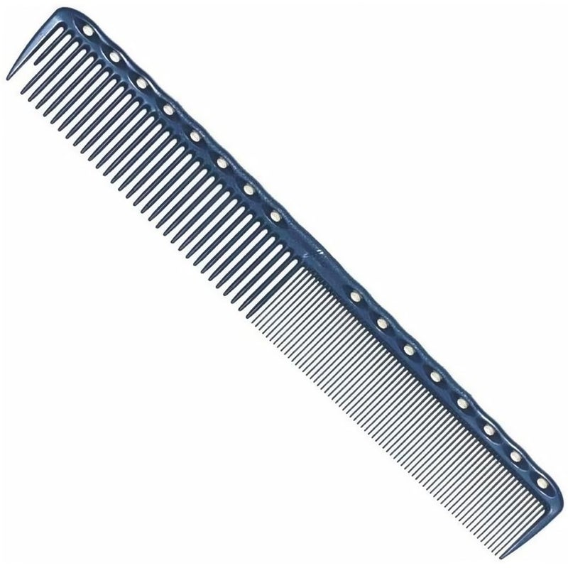 YS PARK FINE CUTTING COMB WIDE  BLUE