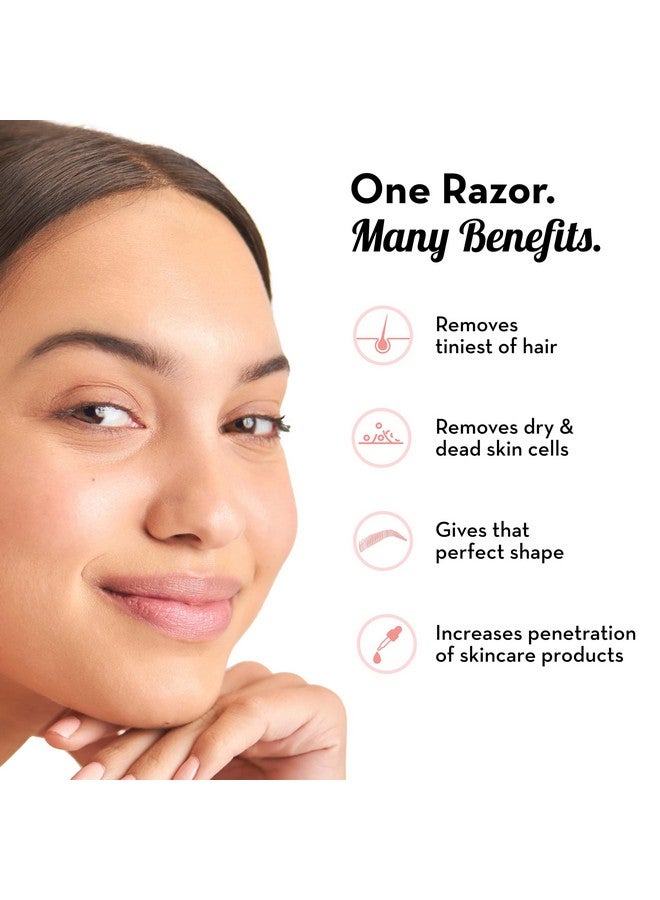 Plush Fubu Plush Foldable & Reusable Face & Eyebrow Razor for Women (Pack of 3) | Also for Upperlips, Forehead, Sideburns and Eyebrow | Painless and Instant Hair Removal at Home - Image 5