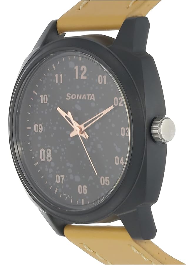 Sonata Volt+ Analog Black Dial Men's Watch NM77086PL01 / NL77086PL01 - Image 2