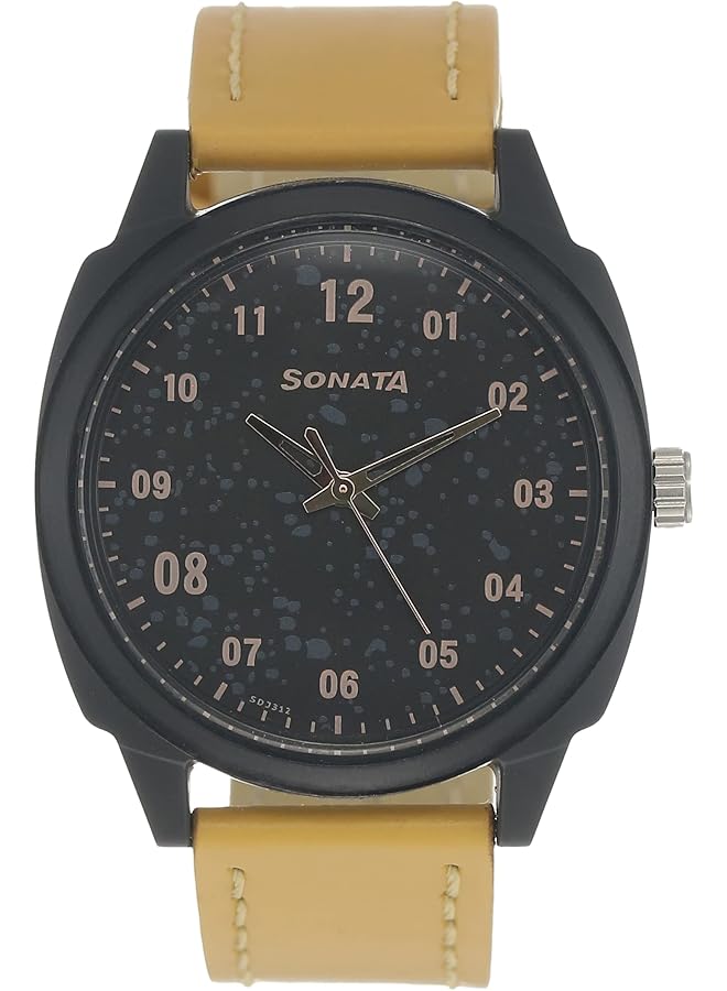 Sonata Volt+ Analog Black Dial Men's Watch NM77086PL01 / NL77086PL01 - Image 3