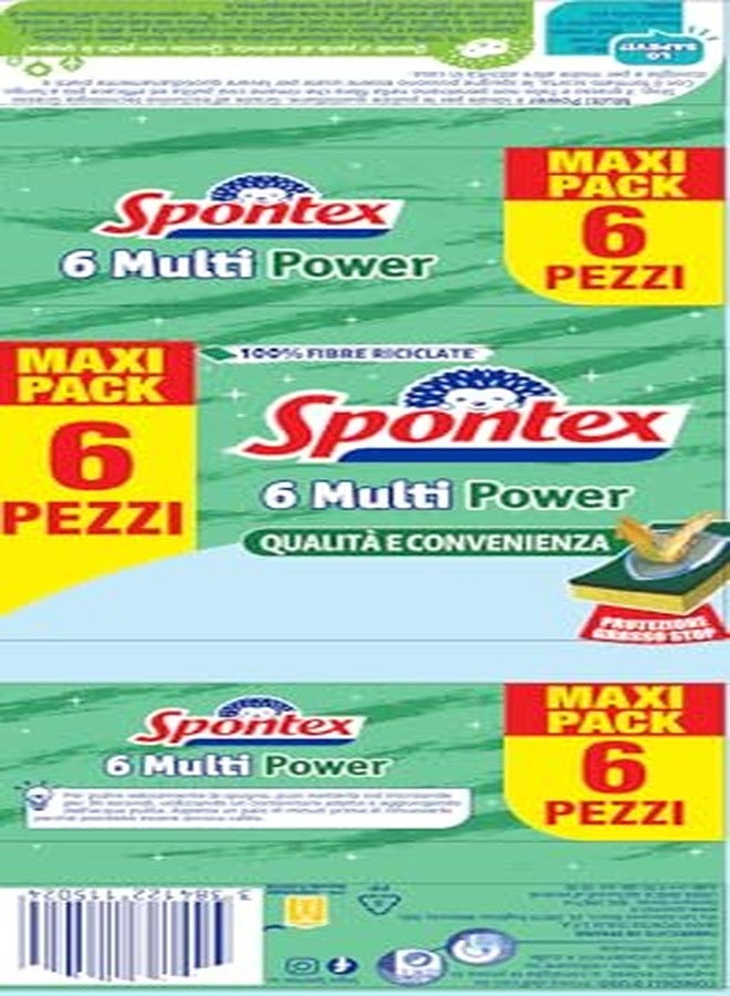 Spontex Sponge Dish Fibraplus-x6 - Image 4