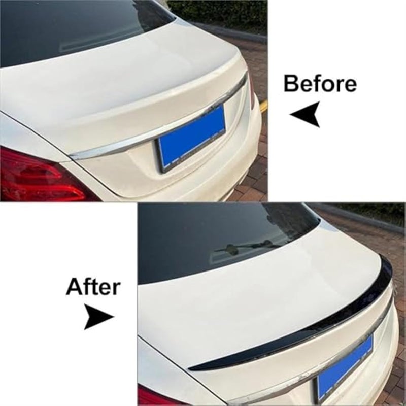 DEMULAX Gloss Black Rear Spoiler for C-Class - Image 4