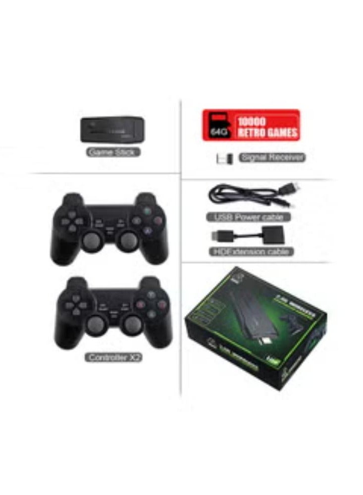 Y3 Lite Hd Tv Game Console With 64G Card 10000 Games 2 Controllers With 1 Stick 1 HD Extension Cable - Image 1