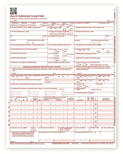 Compuchecks New CMS 1500 Claim Forms - HCFA (Version 02/12) (100 Sheets) - Image 2